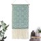 Macrame Woven Wall Hanging Tapestry- Boho Chic Bohemian Home Decor Geometric Art Decor Boho Backdrop - Beautiful Apartment Dorm Room Door Decoration